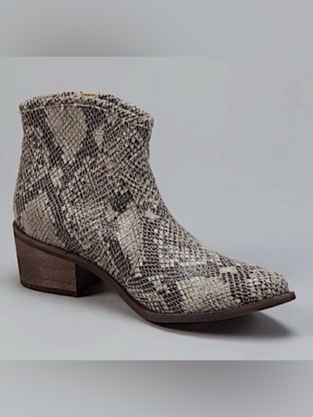 Coconuts by Matisse Free People Vegan Going West Snakeskin Booties